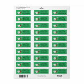 Dentist Kantoor Return Address Labels (Full Sheet)
