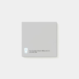 Dentist Kantoor Sticky Notitieblokken Tooth Symboo Post-it® Notes