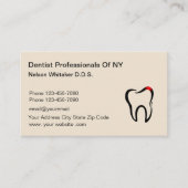 Dentist Kantoor tandheelkundige professionals Visitekaartje (Voorkant)
