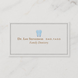 Dentist Kantoor Tooth Logo Benoeming Afsprakenkaartje