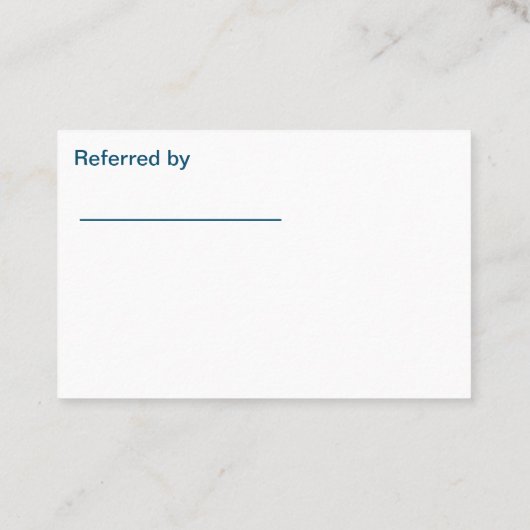 Dentist Kantoor Two Side Appointes Visitekaartjes (Achterkant)