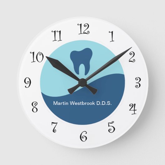 Dentist Kantoor Waiting Room Clocks Ronde Klok (Voorkant)