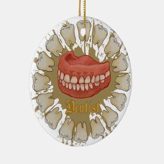 Dentist Keramisch Ornament (Rechts)