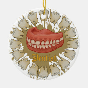 Dentist Keramisch Ornament