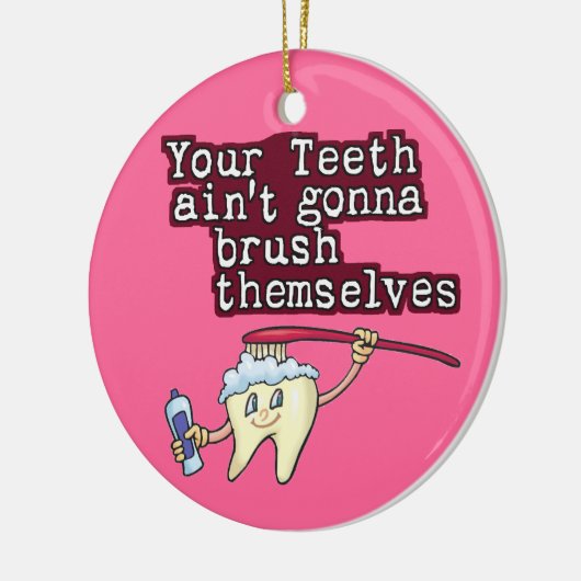 Dentist Keramisch Ornament (Links)
