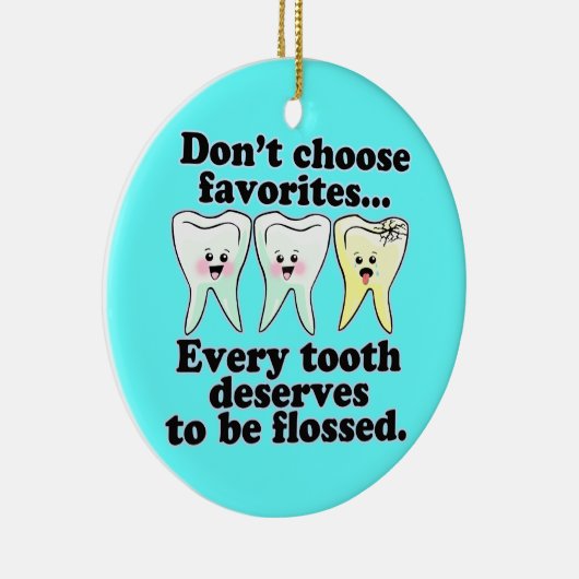 Dentist Keramisch Ornament (Rechts)