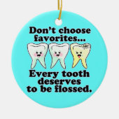 Dentist Keramisch Ornament (Voorkant)