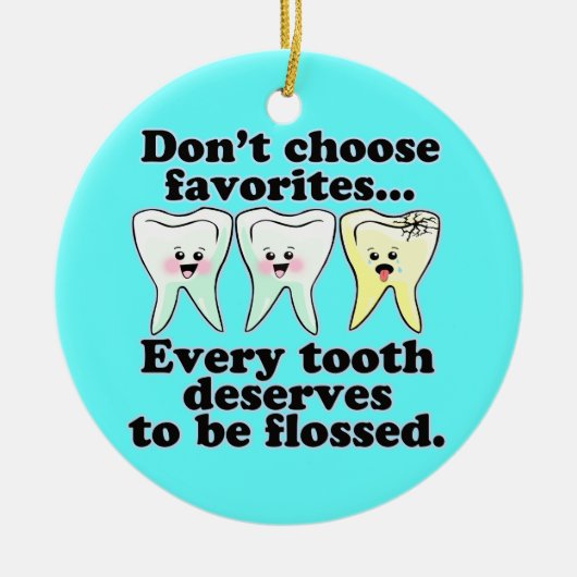 Dentist Keramisch Ornament (Voorkant)