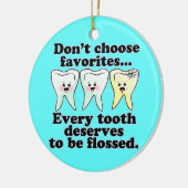 Dentist Keramisch Ornament (Links)