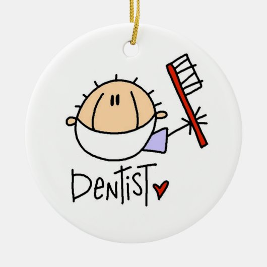 Dentist Keramisch Ornament (Voorkant)