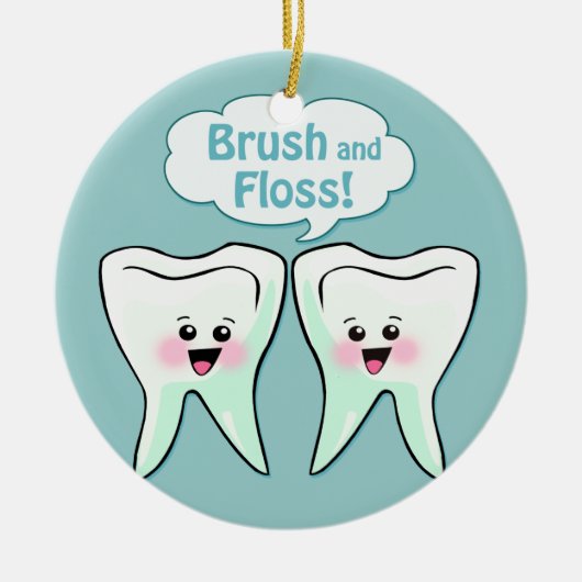 Dentist Keramisch Ornament (Voorkant)