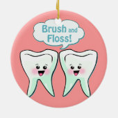 Dentist Keramisch Ornament (Achterkant)