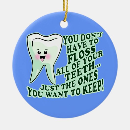 Dentist Keramisch Ornament (Voorkant)