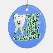 Dentist Keramisch Ornament (Links)