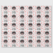 Dentist kerstfeestdag cadeau cadeaupapier (Vlak)