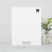 Dentist Letterhead Briefhoofd Ontwerp (Staand voorkant)