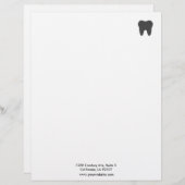 Dentist Letterhead Briefhoofd Ontwerp (Voorkant / Achterkant)