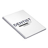 Dentist Loading Glitch Pixel Humor Notitieboek (Rechterzijde)