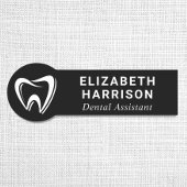Dentist Logo Dental Office Black Naamplaatje