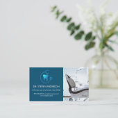 Dentist Logo | Voorzitter van het tandheelkundig b Visitekaartje (Staand voorkant)