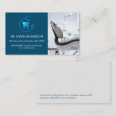 Dentist Logo | Voorzitter van het tandheelkundig b Visitekaartje (Voorkant / Achterkant)