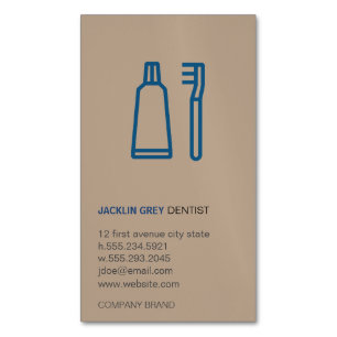 Dentist Magnetisch Visitekaartje