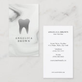 Dentist Marble Pattern Visitekaartje (Voorkant / Achterkant)