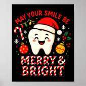 Dentist Merry Christmas May Your Smile Be Merry An Poster (Voorkant)