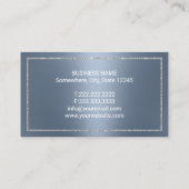 Dentist Modern Dusty Blue Dental Office Visitekaartje (Achterkant)