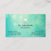 Dentist Modern Green Lights Dental Appointment Afsprakenkaartje (Voorkant)