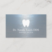 Dentist Modern Pesty Blue Dental Office Visitekaartje (Voorkant)