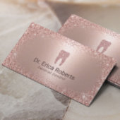 Dentist Modern Roos Gold Dental Appointment Visitekaartje