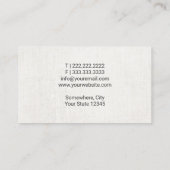 Dentist Moderne Tandtandheelkundige verzorging Visitekaartje (Achterkant)