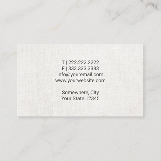 Dentist Moderne Tandtandheelkundige verzorging Visitekaartje (Achterkant)