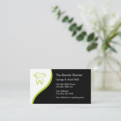 Dentist Moderne Visitekaartjes (Staand voorkant)