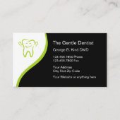 Dentist Moderne Visitekaartjes (Voorkant)