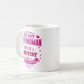 Dentist Mok Coffee Cup Funny Gift for Women Mannen (Voorkant links)