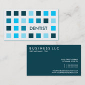 DENTIST (moskeesvierkantjes) Visitekaartje (Voorkant / Achterkant)