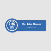 Dentist | Naam van de Logo Naamplaatje (Voorkant)