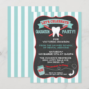 Dentist- of tandheelkundige hygiënepartij kaart