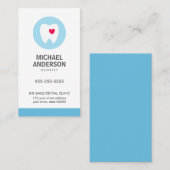 Dentist of tandheelkundige kliniek / assistent mod visitekaartje (Voorkant / Achterkant)