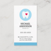 Dentist of tandheelkundige kliniek / assistent mod visitekaartje (Voorkant)