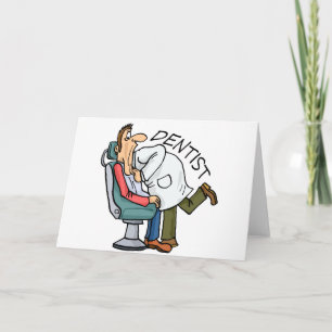 Dentist Open Wide Feestdagen Kaart