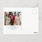 DENTIST ORTHODONTIST | Prettige feestdagen Vakanti Briefkaart (Achterkant)