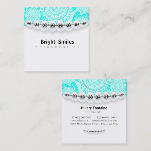 Dentist Orthodontist Visitekaartje (Voorkant / Achterkant)