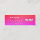 Dentist Orthodontist Visitekaartje (Achterkant)