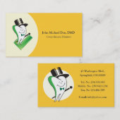 Dentist/orthodontist Visitekaartje Sjabloon (Voorkant / Achterkant)