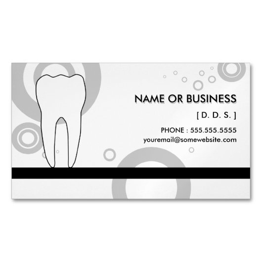 Dentist Os Magnetic Magnetisch Visitekaartje (Voorkant)