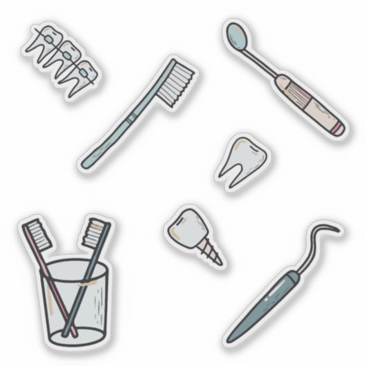 Dentist Pack Sticker (Voorkant)