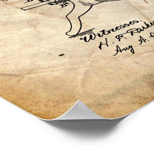 Dentist Patent Poster (Hoek)